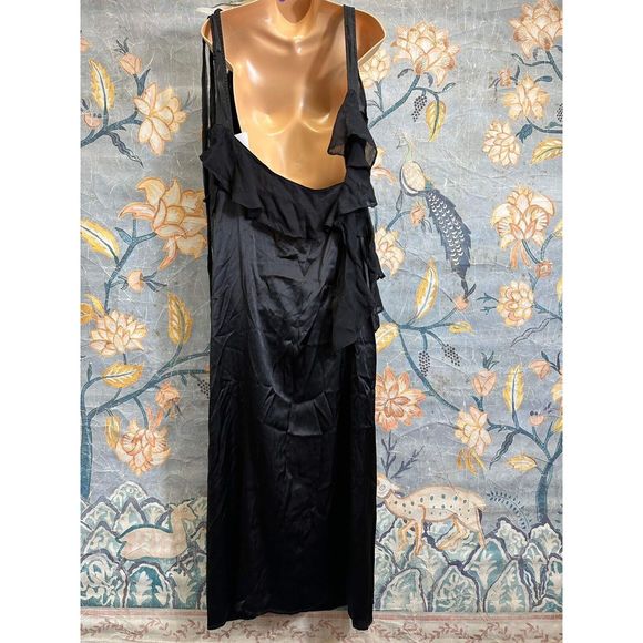 New Free People Night Slip Maxi Dress By Brenda Knight Size L - Picture 6 of 6